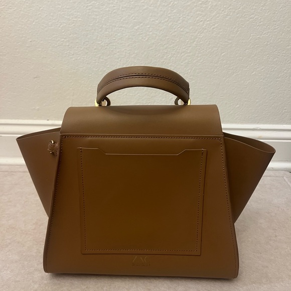 Zac Zac Posen Eartha Iconic large Top Handle – Camel/Tan Leather - Picture 4 of 17
